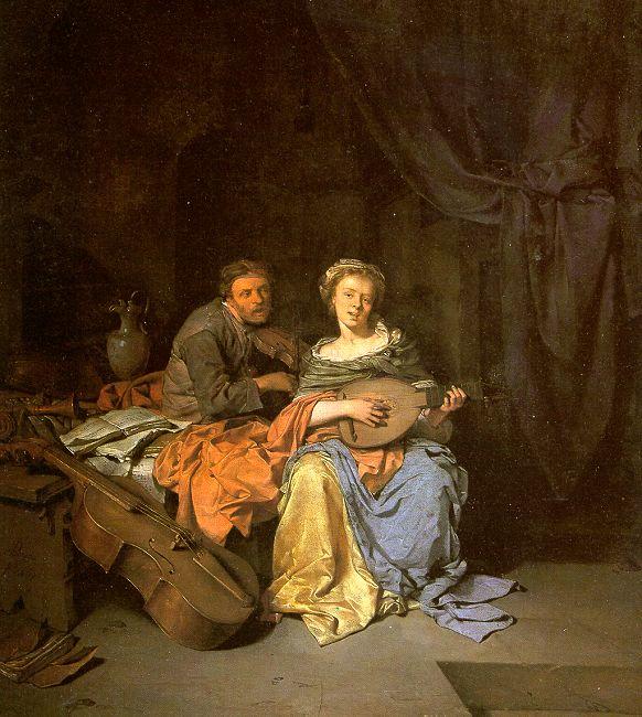 BEGA, Cornelis The Duet  hgg oil painting image
